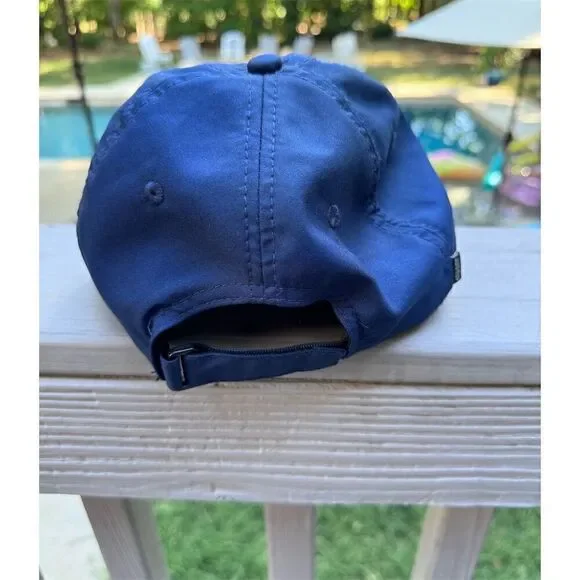 Legacy Athletic Captain Nautical Embroidered Navy Blue Hat Adjustable Unisex - Picture 3 of 4